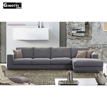New design modern l shaped fabric sofa