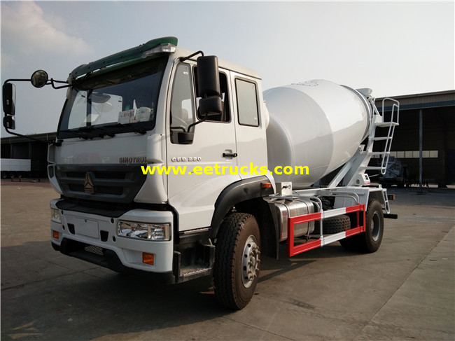 HOWO 4 M3 Concrete Transport Vehicles