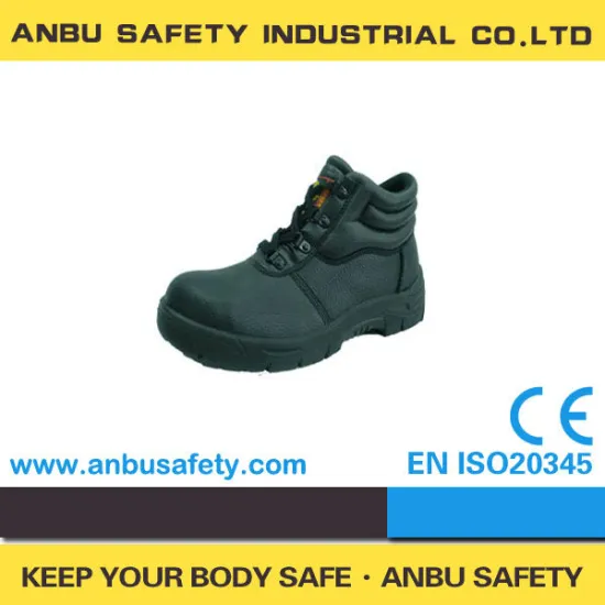 Steel toe and embossed leather saftey shoes