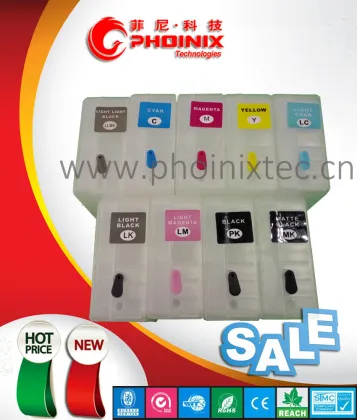 Printer Ink Cartridge for Epson P800 Refillable Cartridge with Permanent Chip