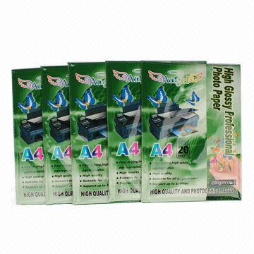 A4 200g High Glossy Photo Paper, Waterproof