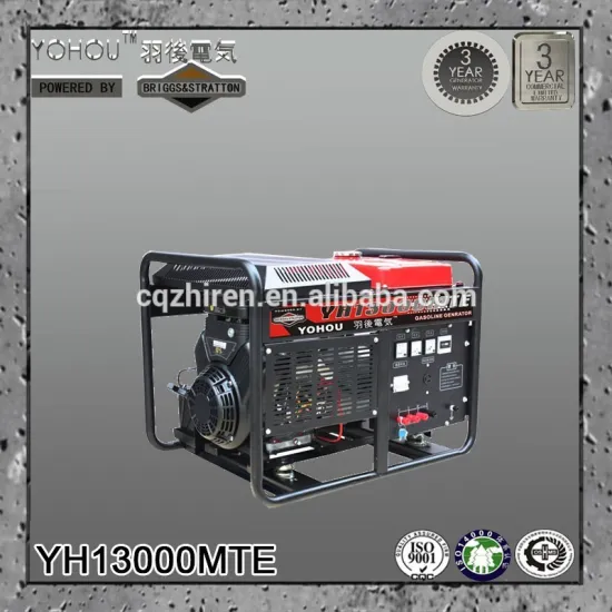 10kva 50hz 380v alternator set with Briggs three phase gasoline engine