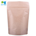 cheap recyclable kraft paper tea packaging bag pouch