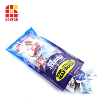 I -clear ang plastic pouch frozen fish packaging bag