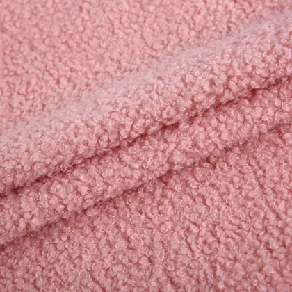 Fashion thermal textiles teddy plush flannels fabric