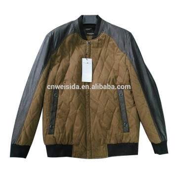 wholesale man quilting jacket without collar