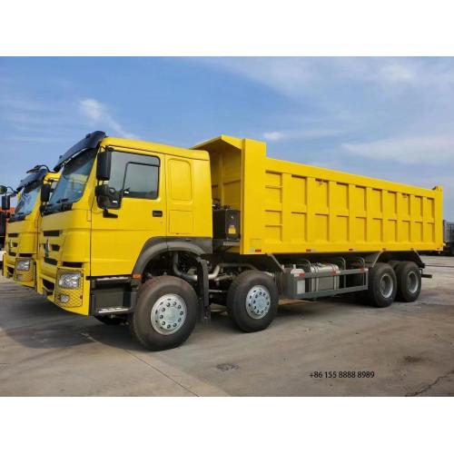Export Howo 8x4 dump truck for sale