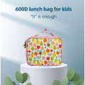 600D dicetak beg makan tengahari kain Oxford untuk kanak -kanak