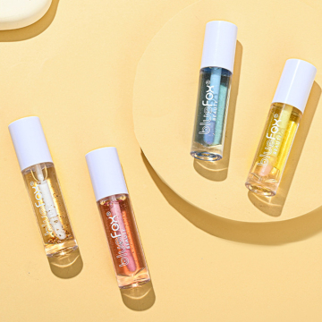 Colorful Private Label Fruit Scented Lip Oil for Moisturizing Lip Care