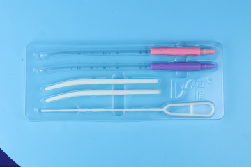 Disposable uterine cavity tissue suction tube kit