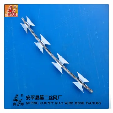razor barbed wire stainless/Cross Razor Razor Type barbed wire