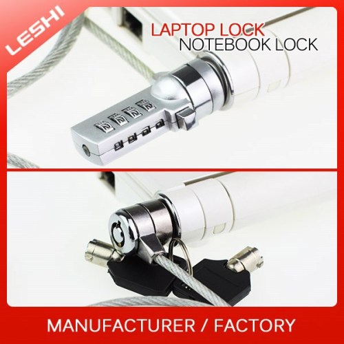1.2m Security Laptop Lock, Notebook Computer Cable Lock