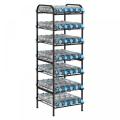 7 Tier Free Standing Water Bottle Storage Organizer