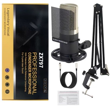 GPUB ZX797 XLR Condenser Microphone - Professional Studio Recording Equipment