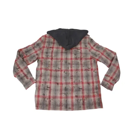 Men's Coat Plaid Jacket Shirt