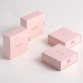 Luxo de jóias para embalagens de embalagens de travessa rosa