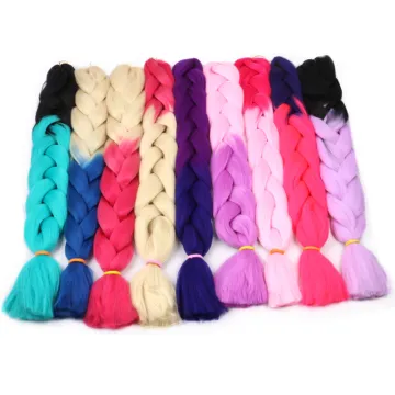 Factory price stock 165grams  Synthetic jumbo braid hair synthetic hair bulk 2 tone ombre jumbo braiding hair