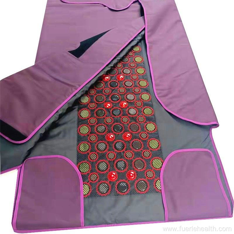 High quality portable infared sauna blanket with tourmaline