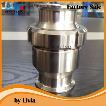 Sanitary Check Valve with Union Connections