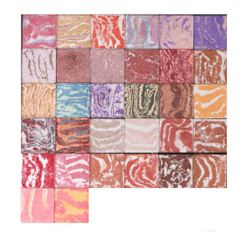 Cosmetics manufacturer new process Makeup eye shadow 32 colors streaky eyeshadow palette private label