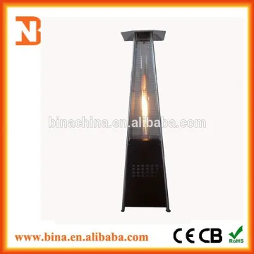 2015 decorative pyramid patio cheap gas heater outdoor