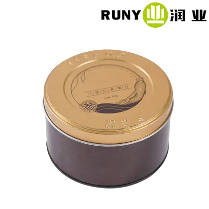 Premium Tin Container for American Ginseng Storage