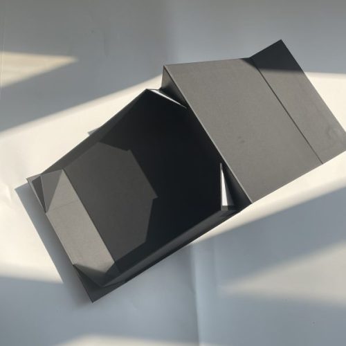 Custom Matte Black Gift Box with Magnetic