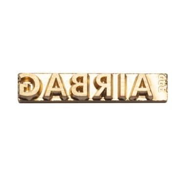 Wholesale Brass Mould Stamp for Logo Embossing with Plastic Cover