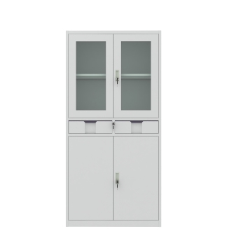 Modern Multi Purpose 4-Door Steel Filing Cabinet with 2 Drawers