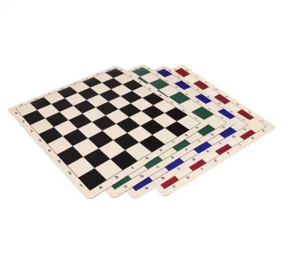Silicone Chess Set with Chess Board Chess Mat