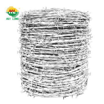 Kenya PVC Coated Galvanized Single Barbed Wire Mesh Fence Price per Meter