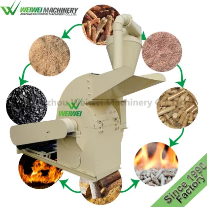 Weiwei woodworking waste wood sawdust making machinery