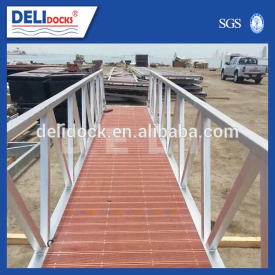 China suppliers aluminum alloy gangway for floating dock