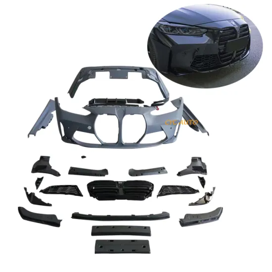 BMW 4 Series G22 Modified G82 M4 Style Full Bumper with Exhaust Tips - 2020 2021 Body Kit