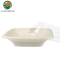 Bol à salade Bagasse biodégradable microdable jetable