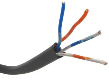 2 Pair  power DC  Cable Black
