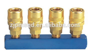 4-Way Cepat kopling manifold coupler cepat
