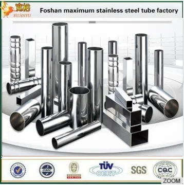 Auto exhaust inox welded tubes 409l pipes