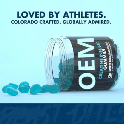 OEM Blue Raspberry Flavor Creatine Monohydrate Gummies