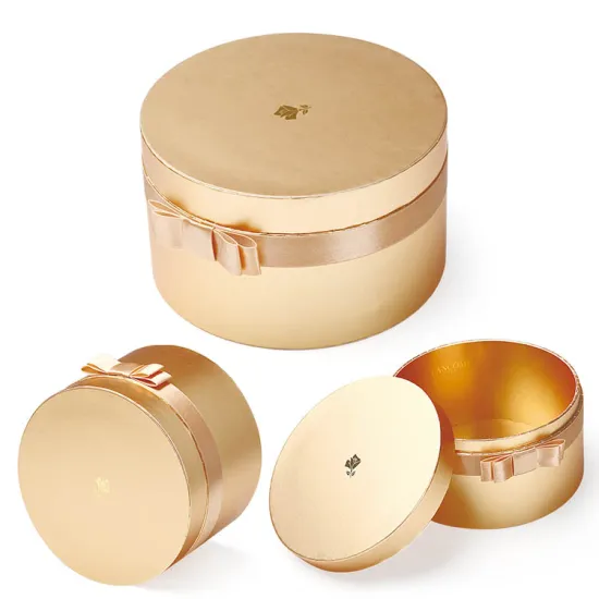 Cosmetics Round Shape Rigid Gift Box
