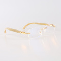 Rimless Cowhorn Optical Frames