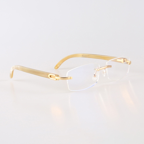Rimless Cowhorn Optical Frames