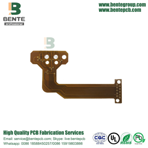 2 lager flexibelt PCB ThinFlex PI ENIG