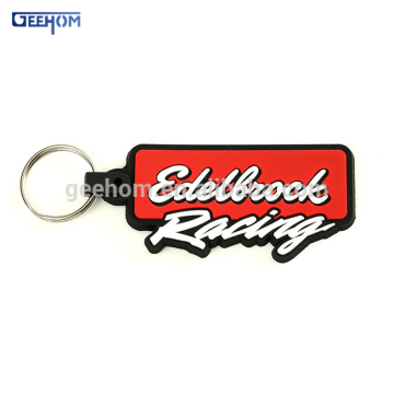 2016 promotional rubber key chain cheap handmade pvc keychain