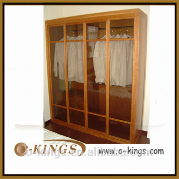 wardrobe aluminium glass door designs