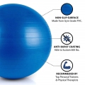 Pilates berwarna-warni PVC Anti-Burst Gym Ball Yoga Ball