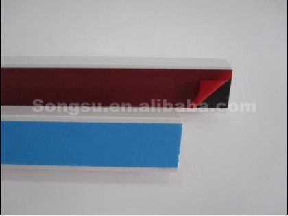 High quality pvc decorative cable trunking with sticker 20X10mm