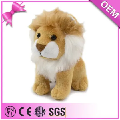 China kid toys customize adorable wild animal stuffed plush roaring lion toys