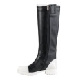 Noir blanc bottes femme design design couleur