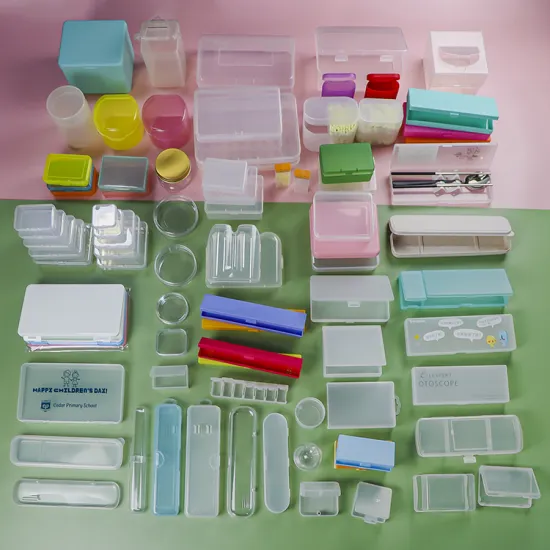 Weisheng Custom Makeup Storage Boxes Plastic Packaging Necessities Toothbrush Case Stationery Pen Plastic  Jewellery Box